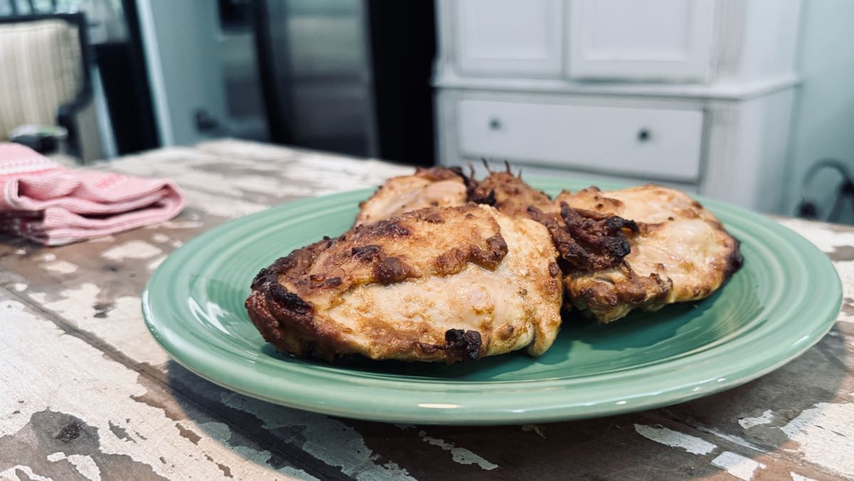 Mustard Chicken Thighs