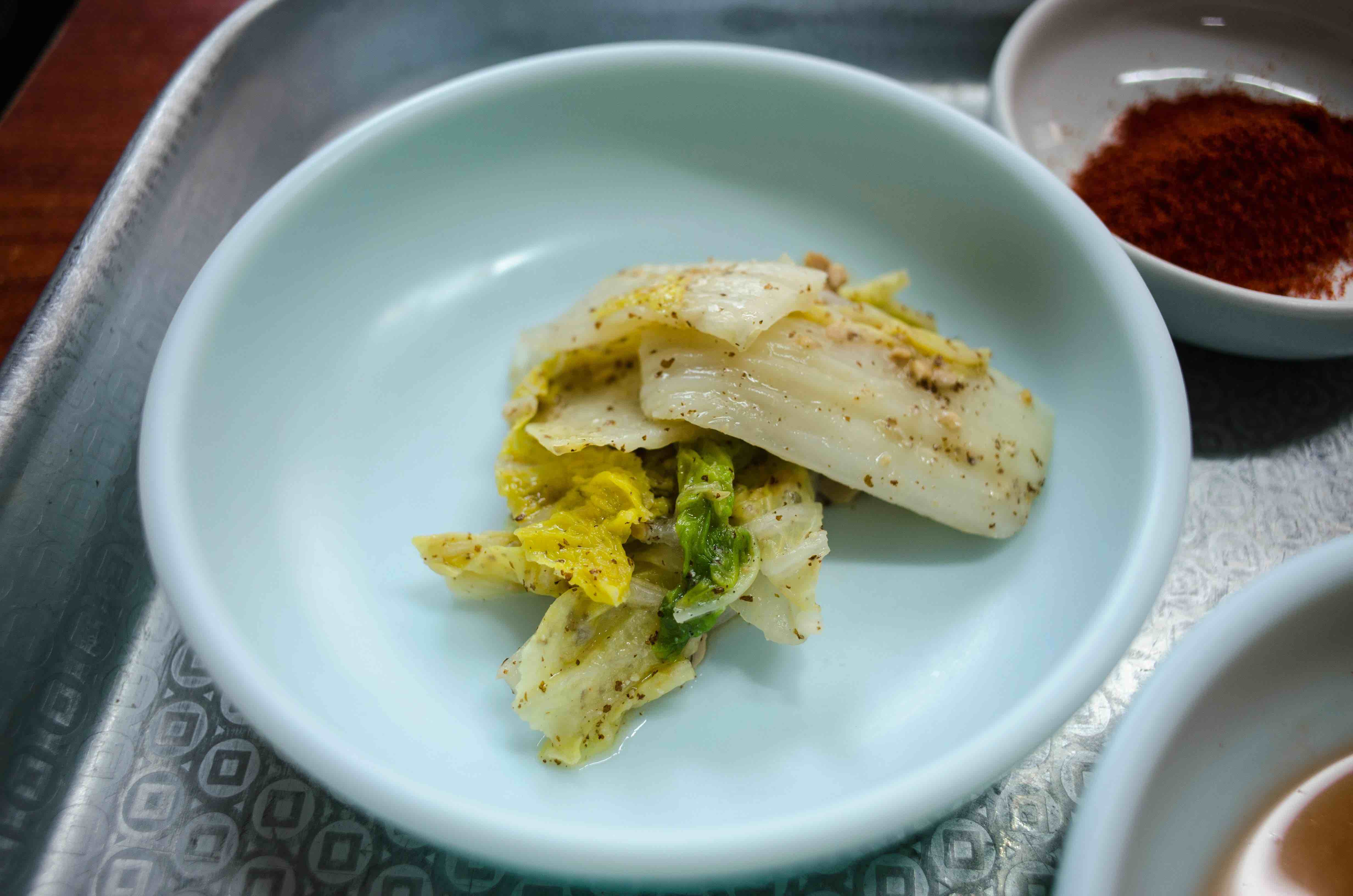 Quick Green Cabbage Kimchi