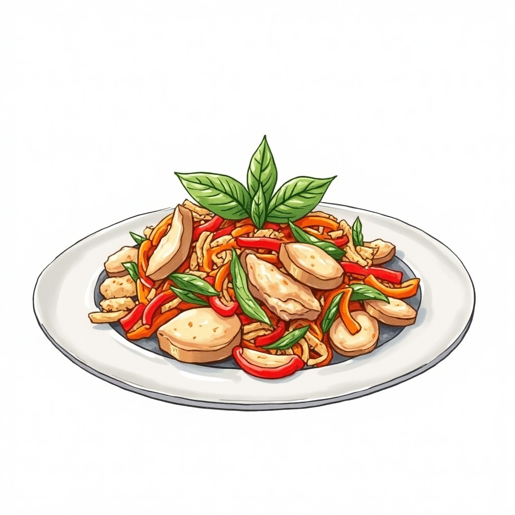 Thai Basil Chicken (Pad Kra Pao)